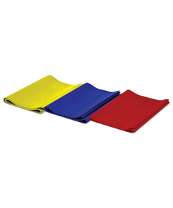 TKO Set Of 3 Flat Resistance Bands (Light, Medium, Heavy) Latex Free thumbnail 2