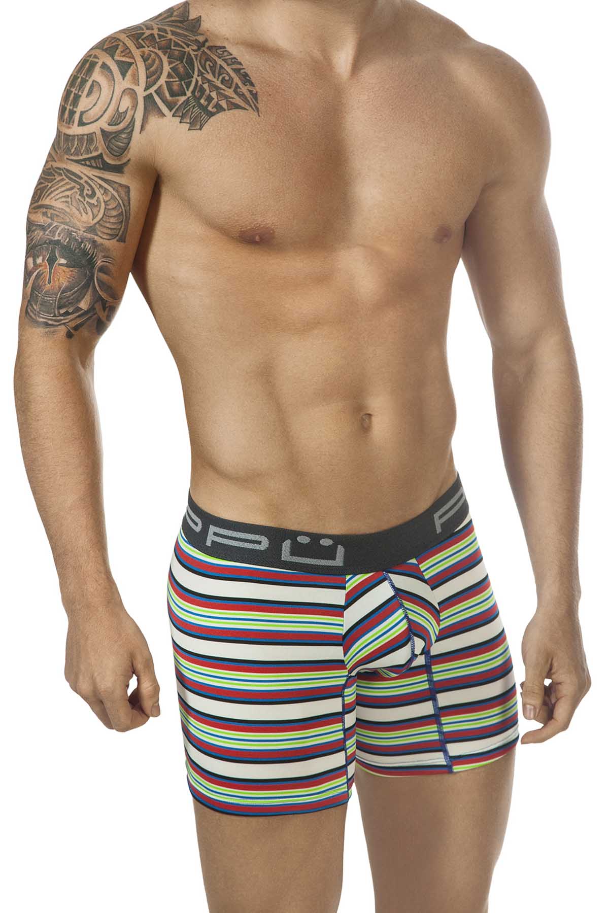 PPÜ Red/White Stripe Boxer Brief