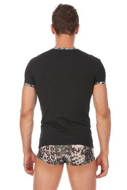 Gregg Homme Black Awol V-Neck Shirt thumbnail 2