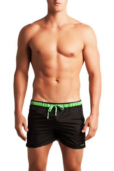 2EROS Black Lime ICON2 Swim Short