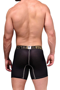 Xtremen Black Microfiber Mesh Boxer Brief thumbnail 3