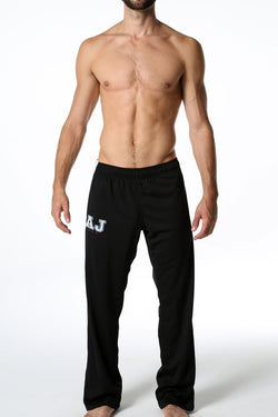 American Jock Black & White Warm-Up Pant thumbnail 1
