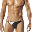 PPÜ Black/White Double-String Thong