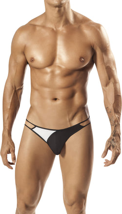 PPÜ Black/White Double-String Thong thumbnail 1