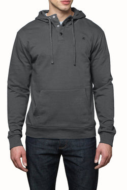 Zutoq Dark Grey Zunked Hooded Sweatshirt thumbnail 1