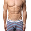 Mosmann Light Blue Striped Boxer