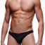 Envy Black Microfiber Thong