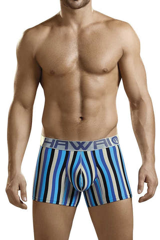 Hawai Turquoise Stripe Boxer Brief