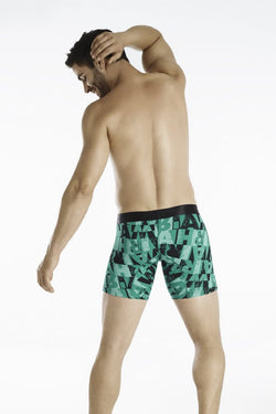 Hawai Teal 12" Graffiti Boxer Brief thumbnail 2