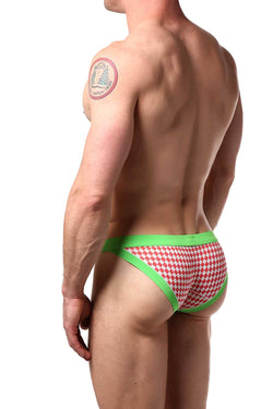 Manview Green Checkered Mini-Brief thumbnail 2