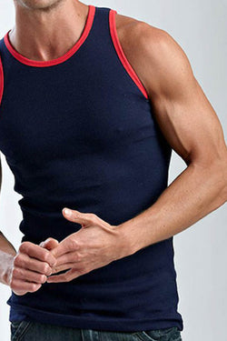 Jocko Navy & Red Robbie Tank Top thumbnail 2