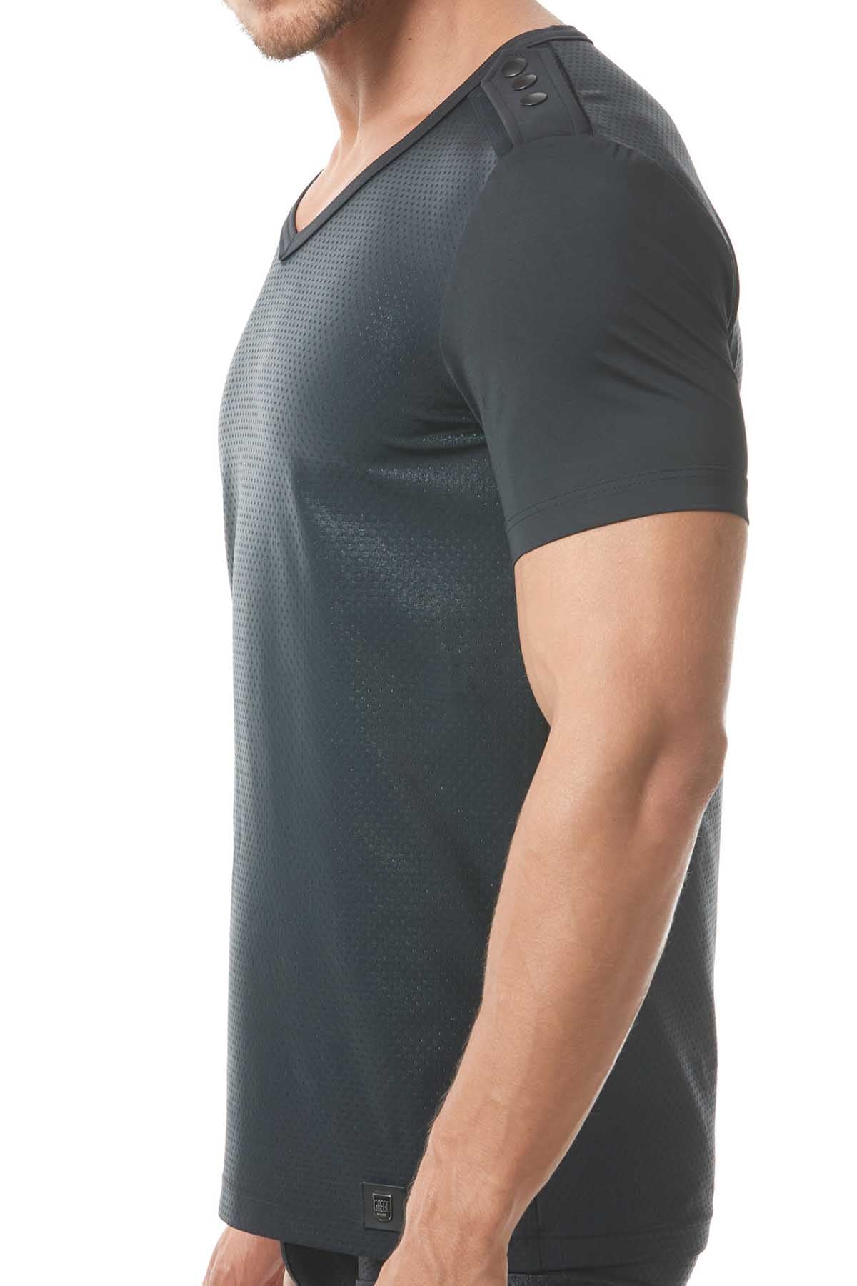 Gregg Homme Black Reveal Italian Jacquard T-Shirt