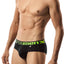 Xtremen Black Microfiber Jacquard Brief