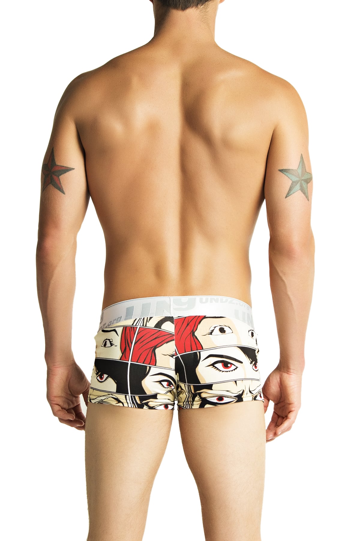 UNDZ Cartoon Eyes Short Trunk