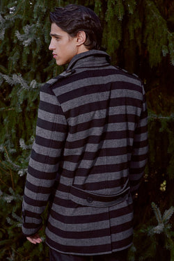 Andres Velasco Black Bilbao Car Coat thumbnail 4