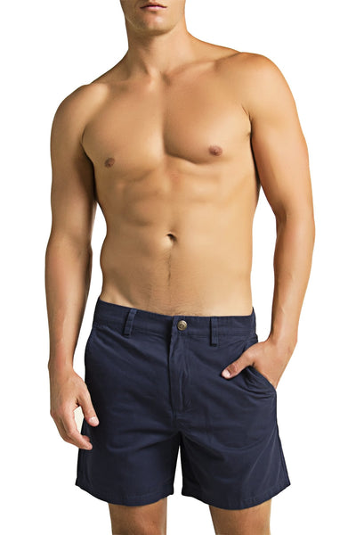 Trend Indigo Washed Chino Short