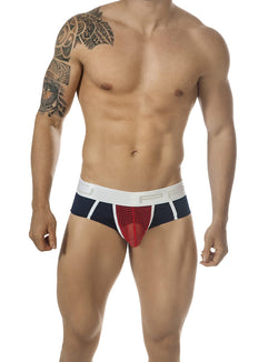 PPÜ Red/Black Fishnet-Panel Brief thumbnail 1