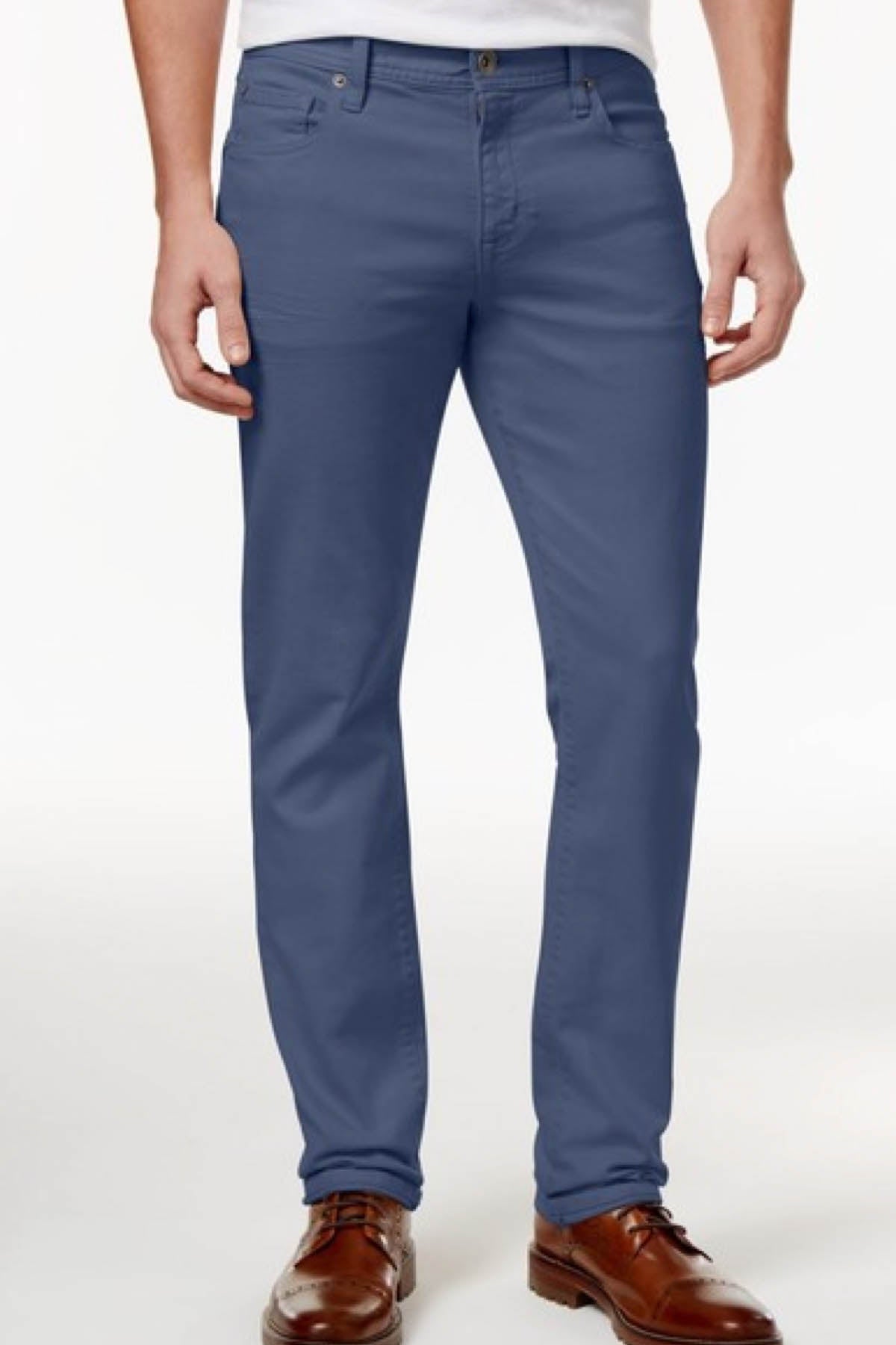 WillamRast Dean Slim Straight Grey Blue Pant