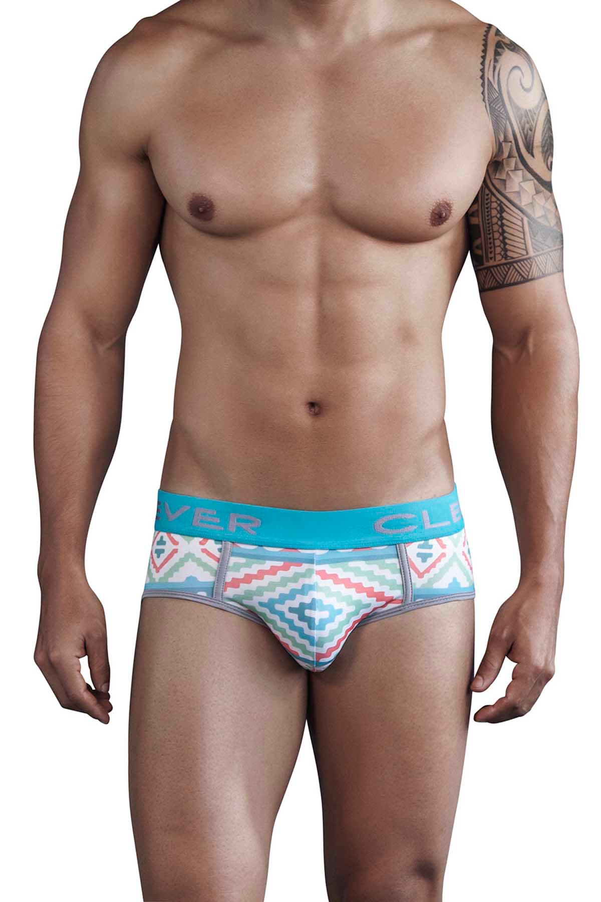 Clever Green Zulu Piping Brief