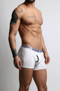 2-Pack Mosmann White & Navy Boxer Brief thumbnail 2