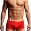 2-Pack Papi Red & Orange Contrast Microfusion Performance Brazilian Trunks