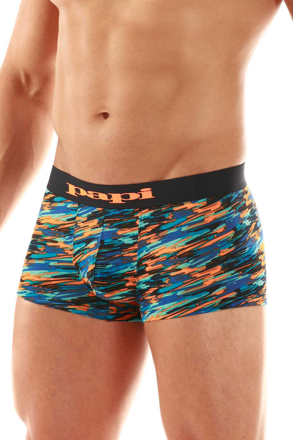 Papi Orange Abstract Microflex Brazilian Trunk