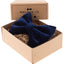Mrs. Bow Tie Blue Velvet Large Bow Tie