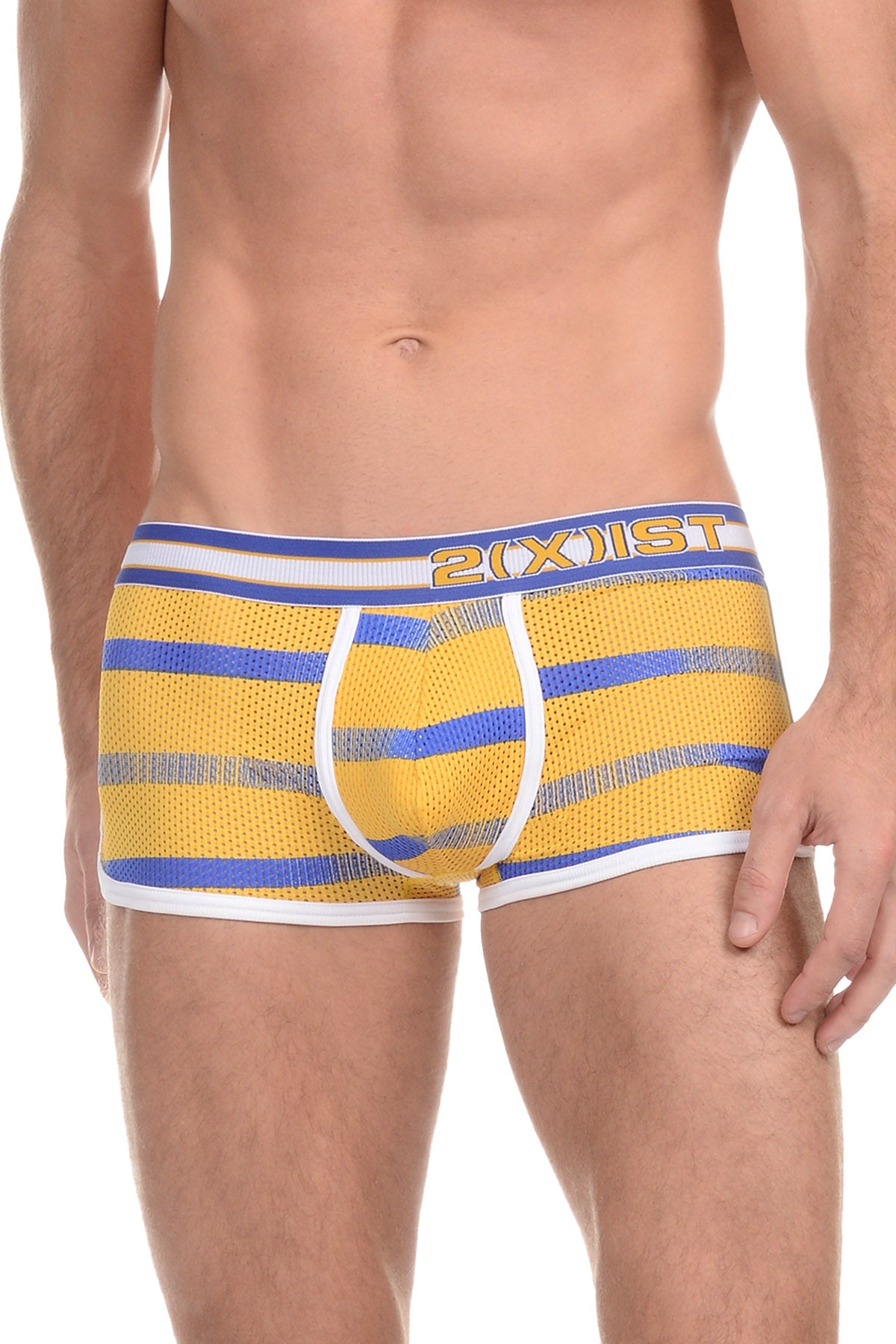 2(X)IST Artisan Gold Rugby No-Show Trunk