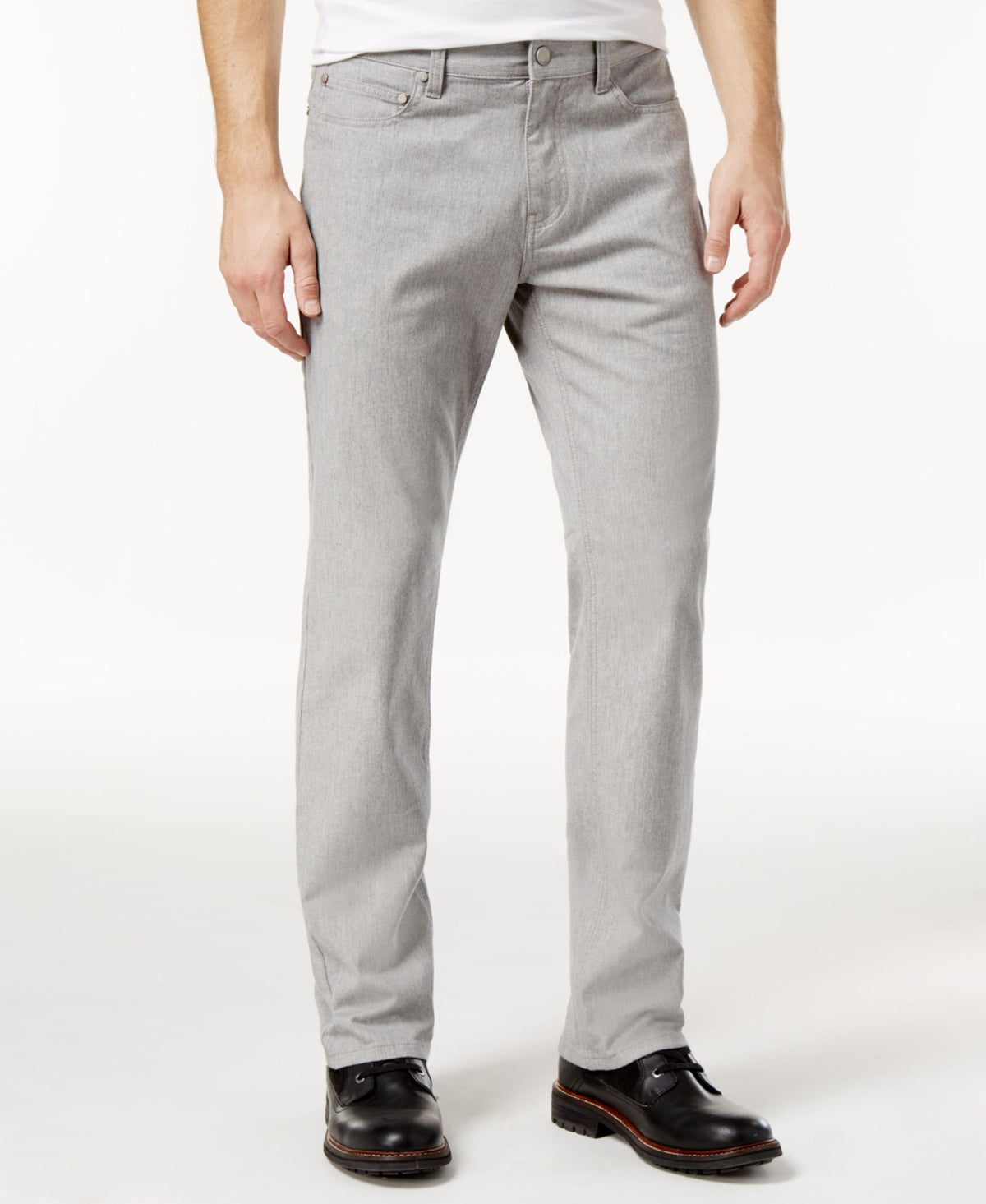 Alfani Men's Straight-Fit Gray Wash Jeans