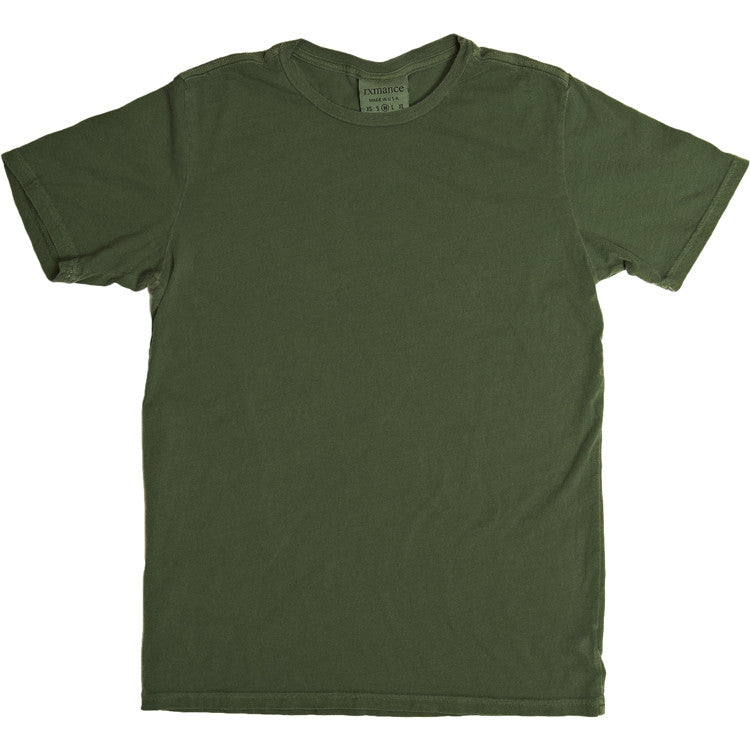 Rxmance Forest Green Crew Neck Tee