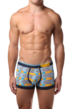 2(X)IST Zig Zag Stripe-Saffron Graphic Cotton Trunk thumbnail 1