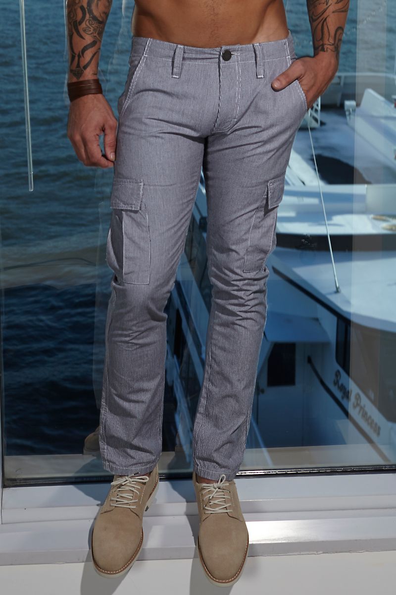 P.O.V. Blue Stripe Cruise Pant