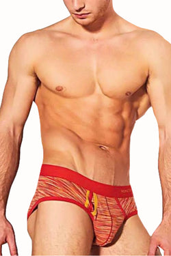 RonChereskin Orange Multi Stripe Brief thumbnail 2