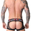 Cell Block 13 Red Dark Room Backless Jock Trunk