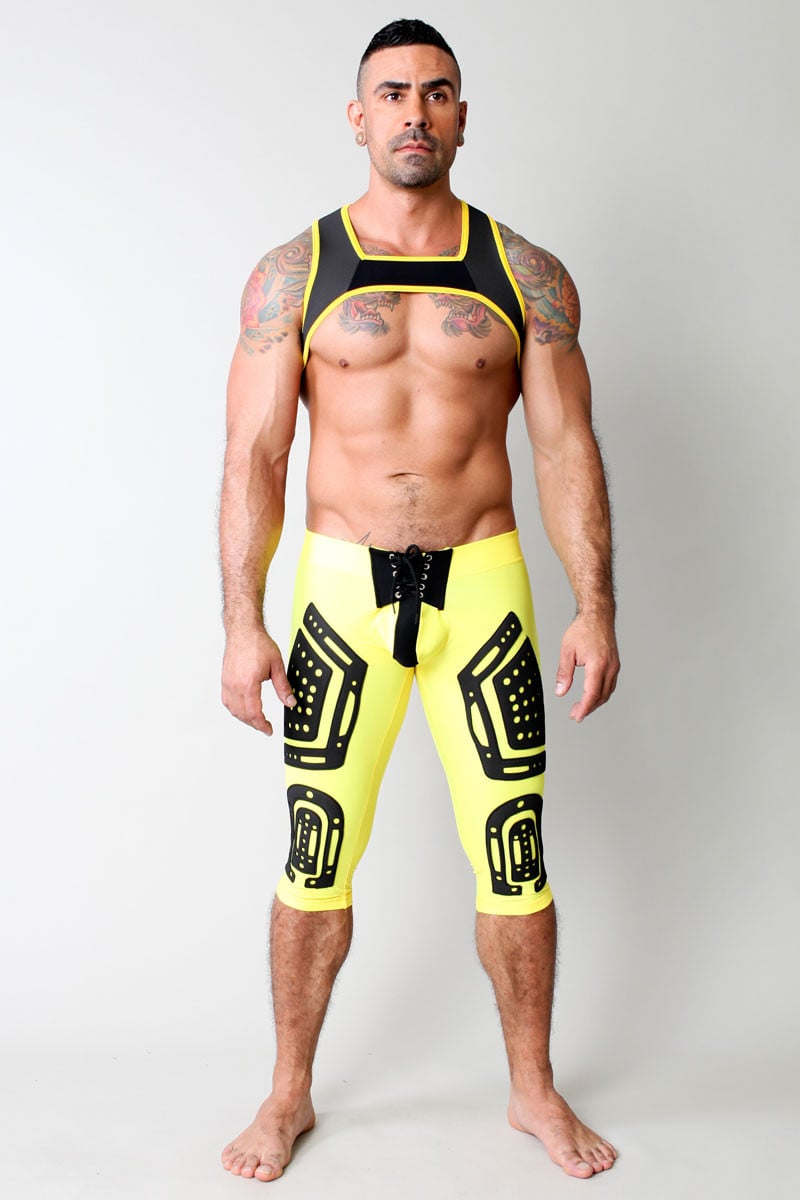 CellBlock 13 Yellow Lace Up Stryker Pant