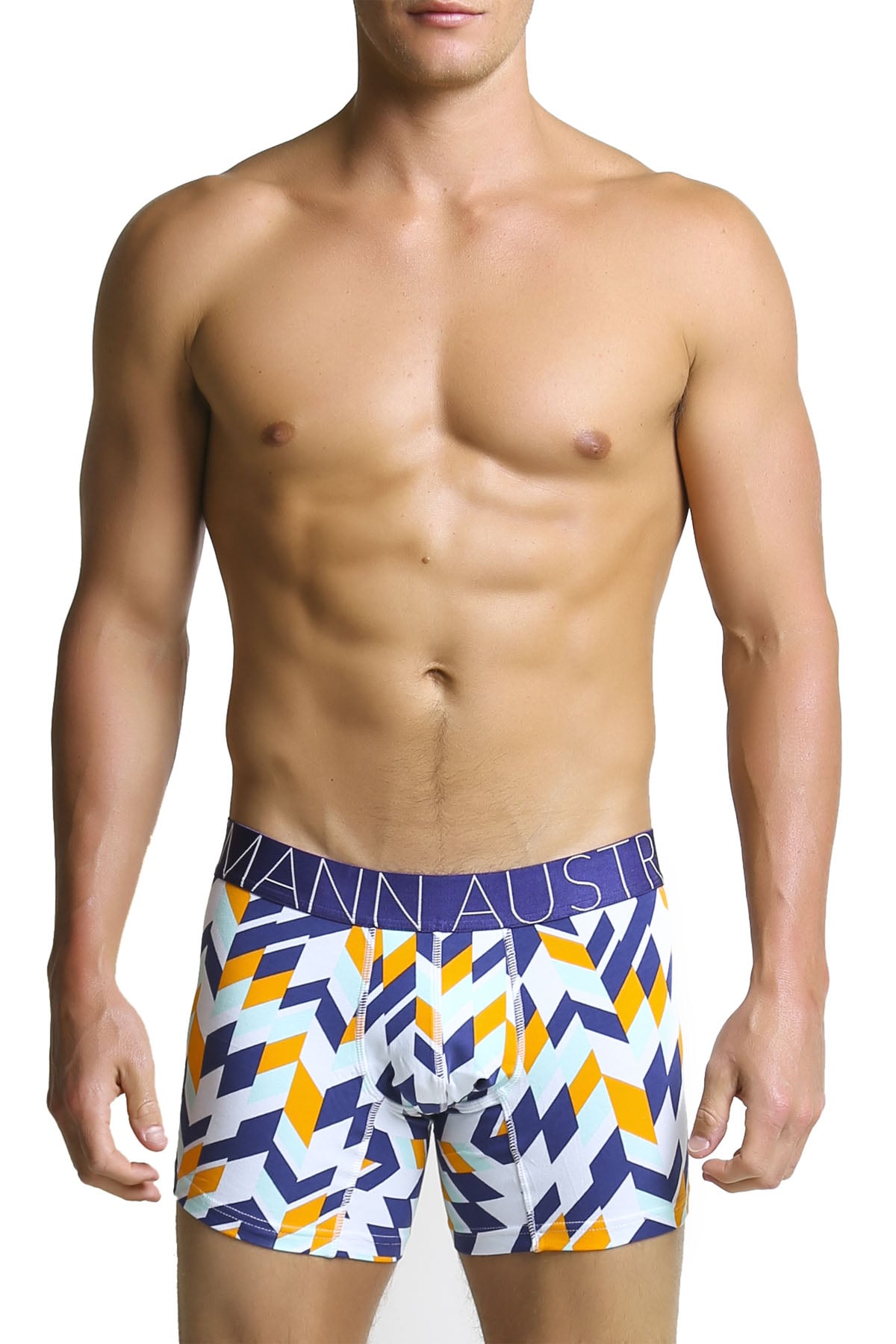 Mosmann Multi Print Orange Blade Boxer