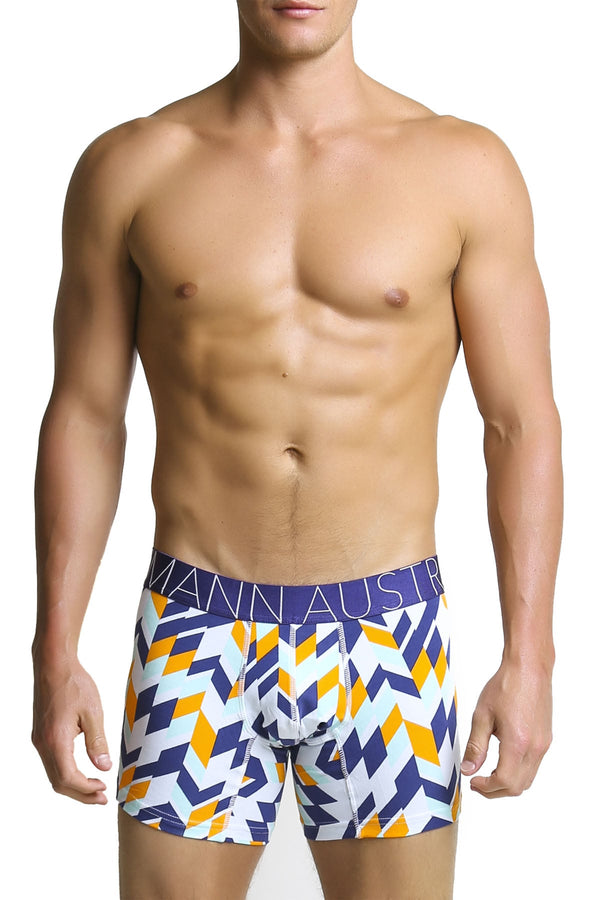 Mosmann Multi Print Orange Blade Boxer