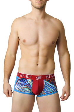 Light Blue & Red Bamboo Trunk thumbnail 1