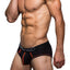 Marco Marco Black & Neon Orange Stitched Brief