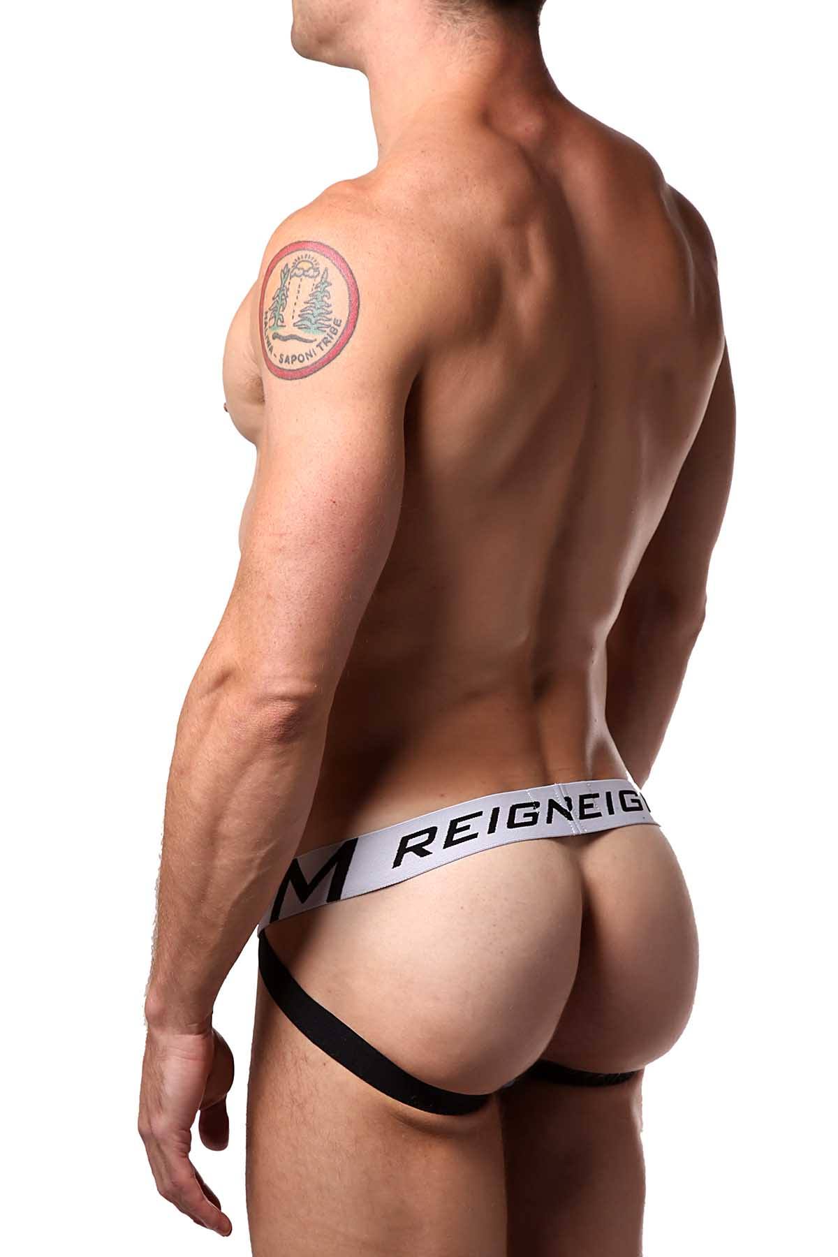 Freedom Reigns Black/White Aloha Jock
