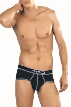 PPÜ Black Contrast Stitch Brief thumbnail 2