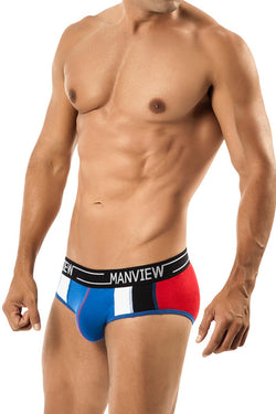 Manview Red Stretch Cotton Spectrum Brief thumbnail 2