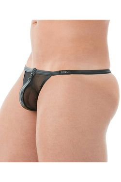Gregg Homme Black Break-In Zipper Mesh String thumbnail 2