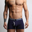 2-Pack Mosmann White & Navy Boxer Brief