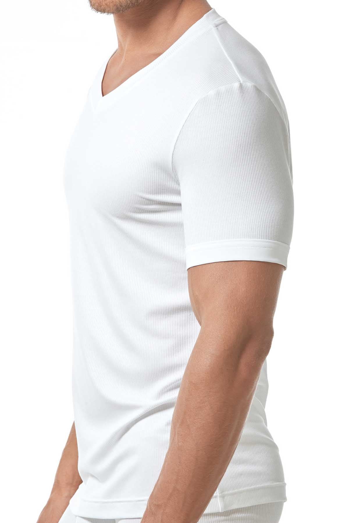 Gregg Homme White Menz V-Neck Tee