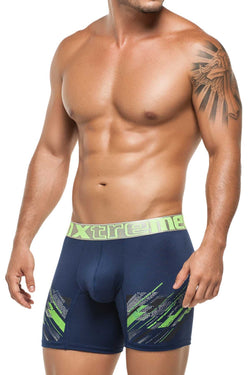 Xtremen Blue Craquel Boxer Brief thumbnail 2