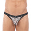 Gregg Homme White Wired Mesh C-Ring Thong