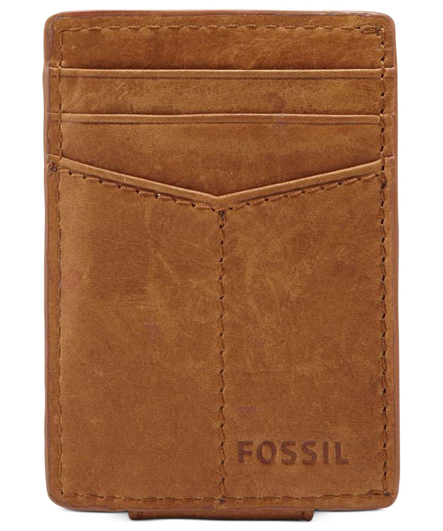 Fossil Ingram Magnetic Card Case Leather Wallet