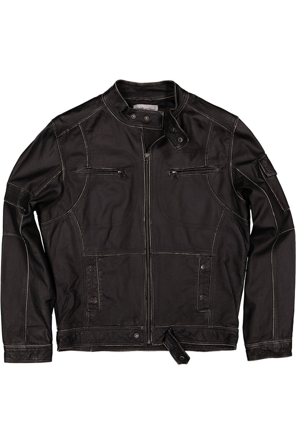 Andres Velasco Black Montana Biker Jacket