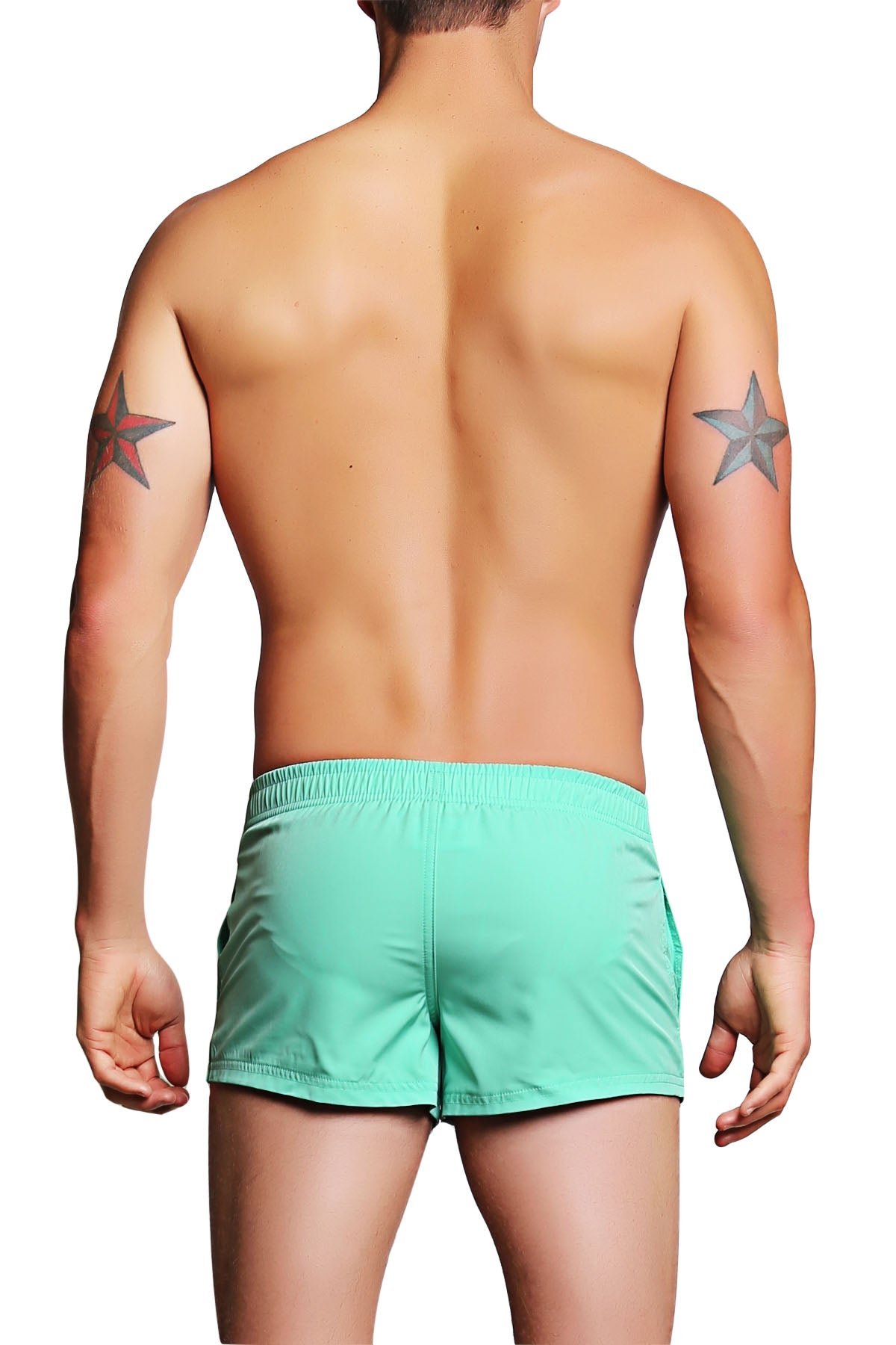 PoolBoy Teal Shorty Short